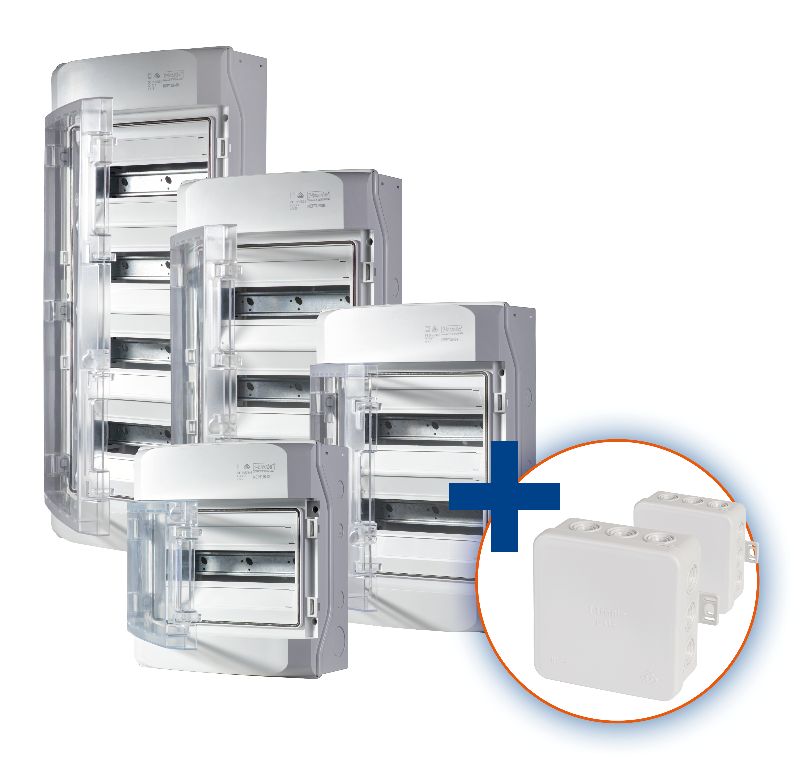 f-tronic GmbH-F-Tronic Aktion 2024 9960041, NEPTUN 2-reihig, 4x NEPTUN24, 20x E113, - Elektro-Basics